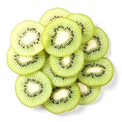 Fototapeta premium High-Resolution Close-up of Sliced Kiwi Fruit - Fresh and Healthy