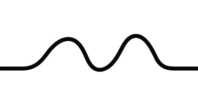 Visual representation of an electrical component symbol showing a waveform pattern indicating inductance or resistance within a circuit