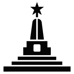 Fototapeta premium War-memorial vector graphic design, perfect for patriotic projects, microstock sites, and digital use.