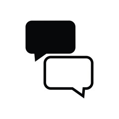 Fototapeta premium Text Message icon, Chat speech bubble, Conversation symbol, Vector illustration EPS 10.