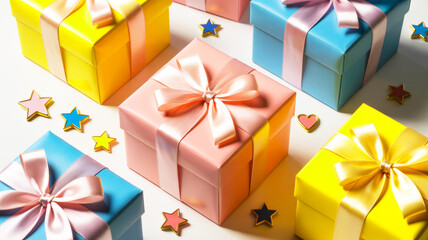 gift box with ribbon