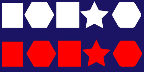 quadrangle, pentagon, hexagon, octagon icon. vector geometry pentagonal, hexagonal, octagonal polygon. five, six, eight sided polygon lines, vector