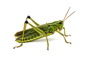 Locust isolated on white background