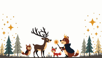 Fototapeta premium Colorful flat vector cartoon animal silhouettes collection – cute wild, domestic, aquatic, jungle, fantasy, and forest animals in minimalist kid-friendly style on white background