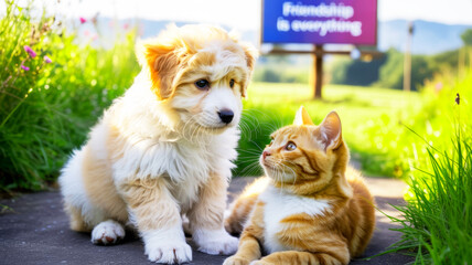 dog and cat