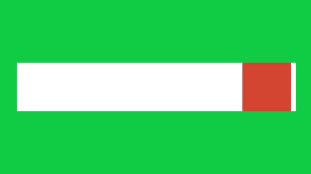 Side Dashes Title Box Animation, Lower Thirds Motion Graphic Template with Removable Green Screen Background