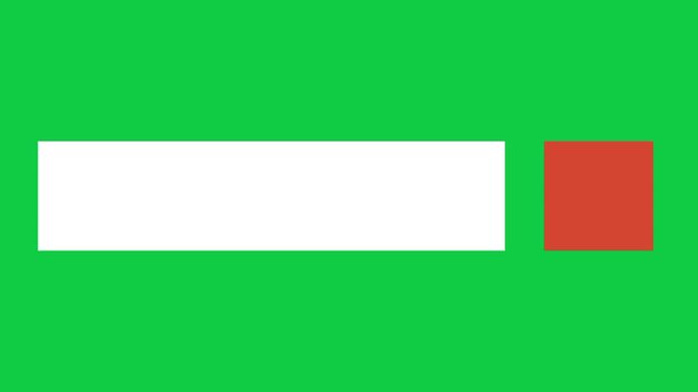 Modern Lower Thirds Title Box Animation with Green Screen Background for Video Editing