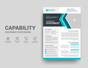 Capability Statement Template Design	