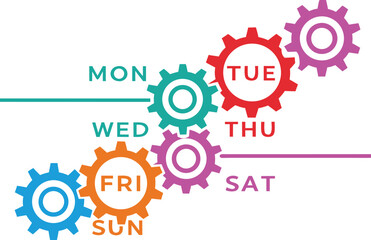 SEO business concept with gears illustrating teamwork and mechanical cooperation