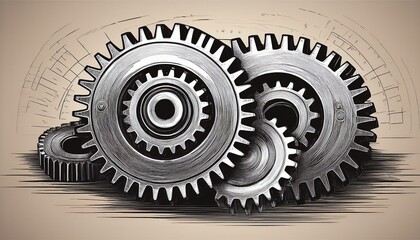industrial gear cog engraving