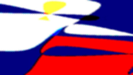 Vibrant Abstract Color Blend Red Blue White Background