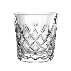 empty glass isolated on white