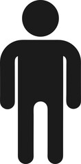 Black man business icon illustration with a big smile holding a sign, 3D computer vector design