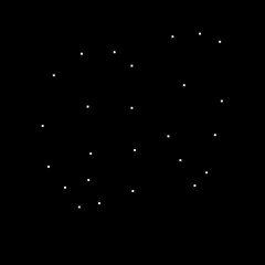 stars on black background