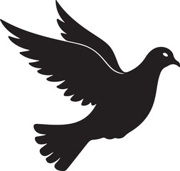 Obraz premium Elegant Flying Bird Vector Bundle for Nature Designs