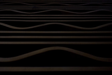 Abstract minimalist background with wavy and straight lines