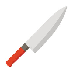 Obraz premium Kitchen Chef Knife Isolated Cooking Image
