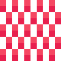 紅白の和紙 パターン模様 和柄※1つ1つの柄が大きいタイプです(Each pattern is large in size.)