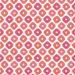 鹿の子模様 和紙（朱色）※1つ1つの柄が大きいタイプです(Each pattern is large in size.)