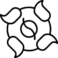 digital art vector icon on white or transparent background. Graphic design Stroke icon collections. Editable Stroke icon collection Outline icon.