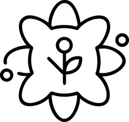 digital art vector icon on white or transparent background. Graphic design Stroke icon collections. Editable Stroke icon collection Outline icon.