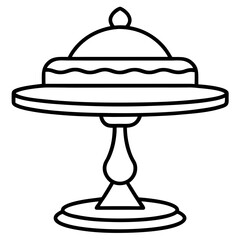 Cake Topper Stand vector