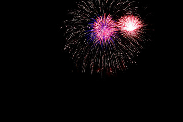 Fototapeta premium fireworks in the sky