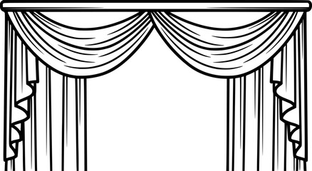 Three curtain styles, tied, rod, window, interior design, home decor
