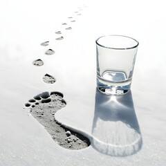 Minimalist Trace in Melting Reflection