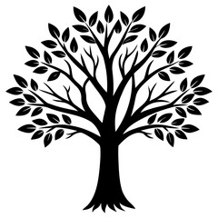 Obraz premium Tree-branch Icon Eco-Friendly AI Vector Graphic for Nature and Environment Celebrations