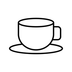  cup icon wihte on background