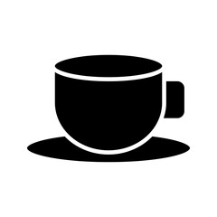  cup icon wihte on background