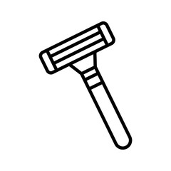 shaver icon set wihte on background