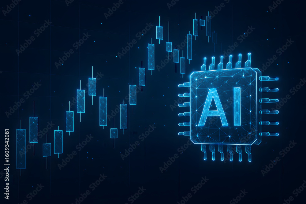 Poster ai and stock trends: a visual representation of artificial intelligence influence on stock market tr