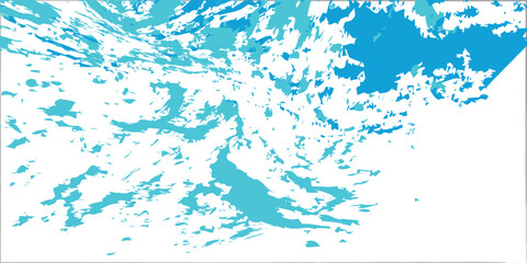 Blue and white grunge. Distressed overlay texture. Rough and dirty wall background concept with abstract surface dust. Worn, torn, and weathered effect.
