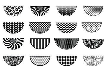 Half Circle Pattern Bundle Set