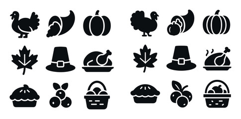 Thanksgiving Icon Set