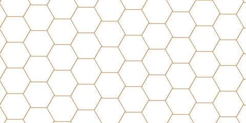 White minimal  hexagons grid science geometrical Abstract hexagon polygonal pattern background vector. seamless bright white abstract honeycomb background.	
