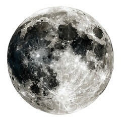 Luminous full moon glows over night sky celestial scene astrophotography tranquil atmosphere wide angle nature's wonder