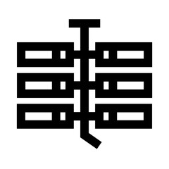 Fototapeta premium String firecracker Icon