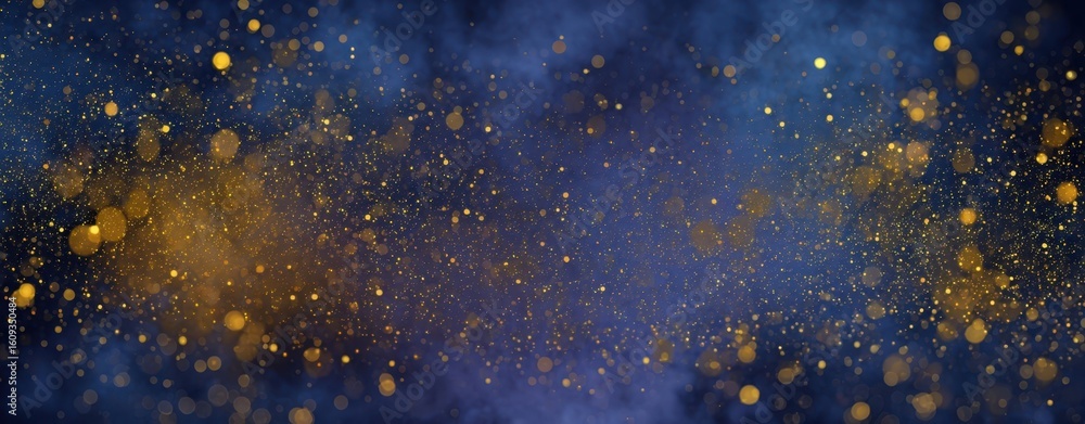 Poster the shimmering bokeh effect creates an enchanting festive atmosphere.