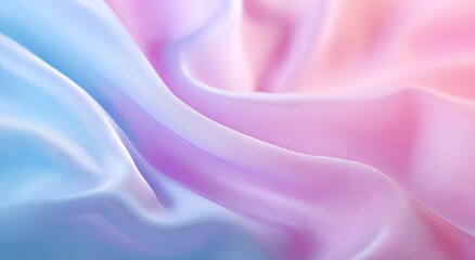 Obraz premium Soft pastel fabric folds