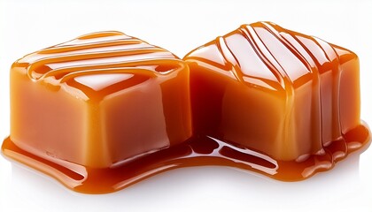 caramel candy cube