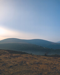 Sunrise on the hills in Koraput, Odisha, India in November 2024....