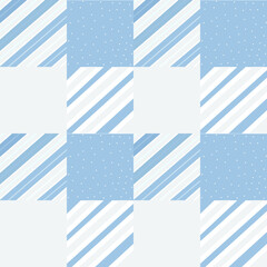 Fototapeta premium A cheerful and colorful abstract background featuring a pattern of diagonal stripes in pastel shades.