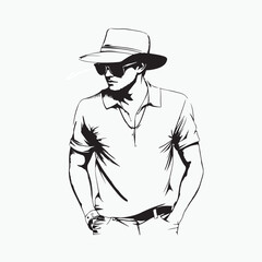 man with hat