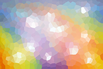 Light rainbow crystalline background, festive image