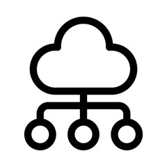 Cloud Network Icon