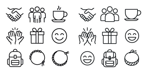 Friendship Icon Set