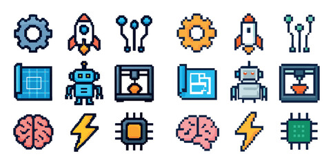 Innovative Pixel Icons